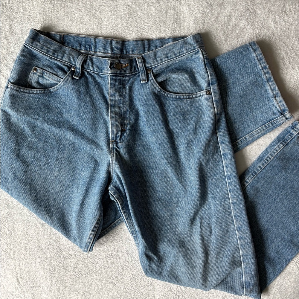 Wrangler Light Blue Relaxed Fit Denim Jeans